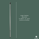 Teleskopstiel - Besenstiel Hovedal