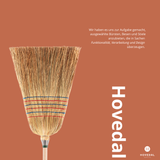 Strohbesen, Reisstrohbesen mit Stiel