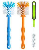 Reinigungsbürste / Spülbürste für Mixbehälter - Hovedal - 3er Set (Blau/Orange/Grün)