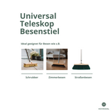 Teleskopstiel - Besenstiel Hovedal
