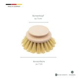 Ersatzkopf / Wechselkopf für Spülbürste Holz - Hovedal - 4er Set