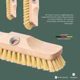 Schrubber – Schrupper aus Holz mit Naturborsten