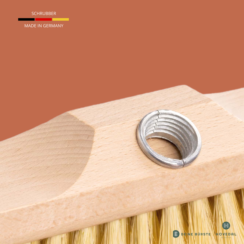 Schrubber – Schrupper aus Holz mit Naturborsten
