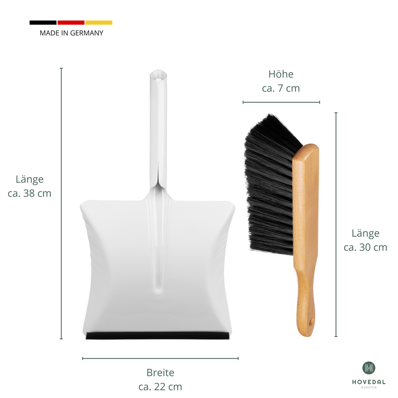 Schaufel und Besen KEHRBESEN-Set Handbürste Handbesen +